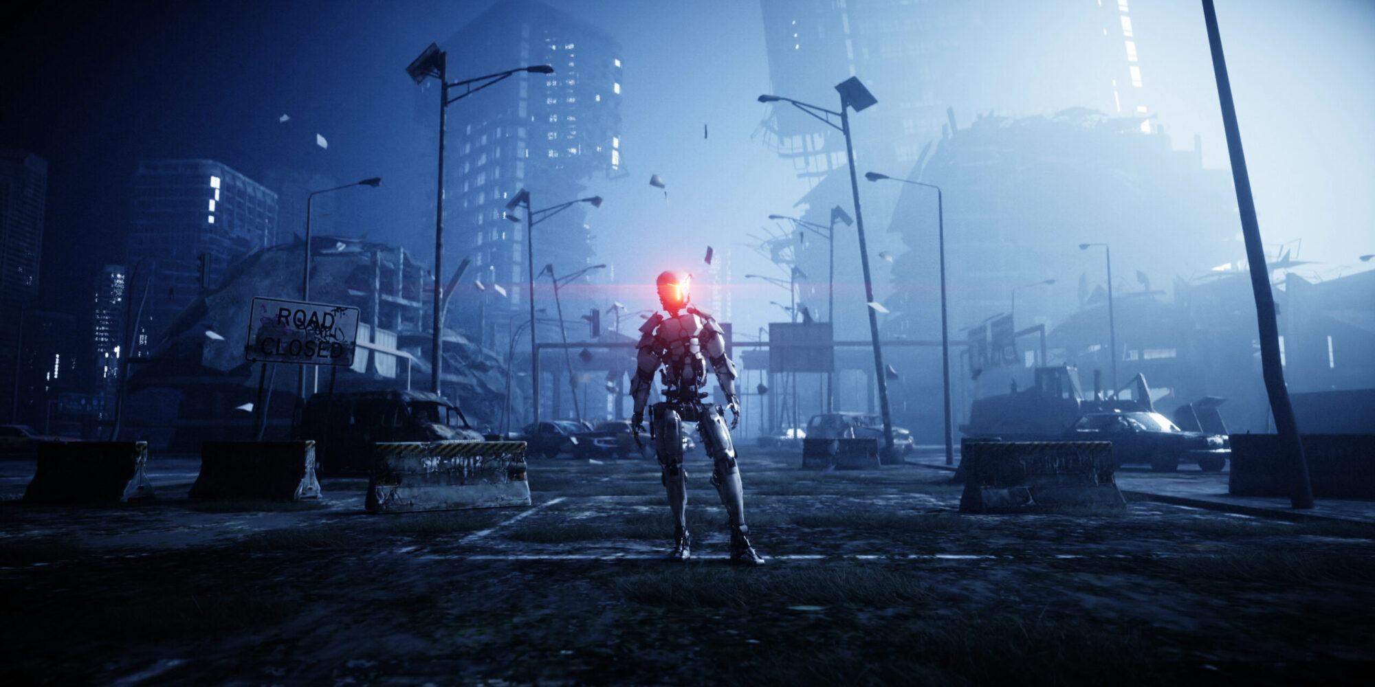 Military,Robot,In,Destroyed,City.,Future,Apocalypse,Concept.,3d,Rendering. Military,Robot,In,Destroyed,City.,Future,Apocalypse,Concept.,3d,Rendering.