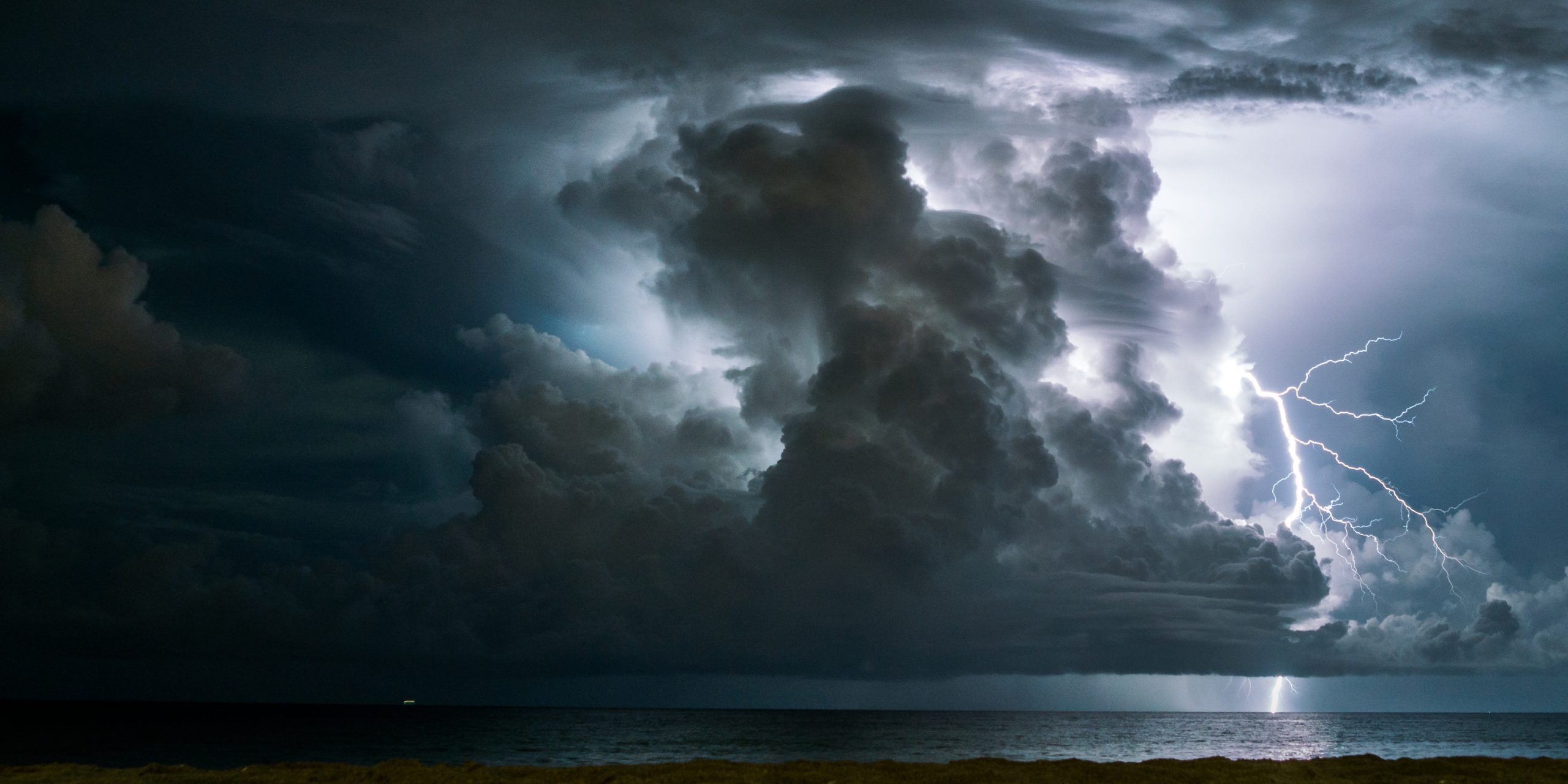 Conscious storms and the origin of life