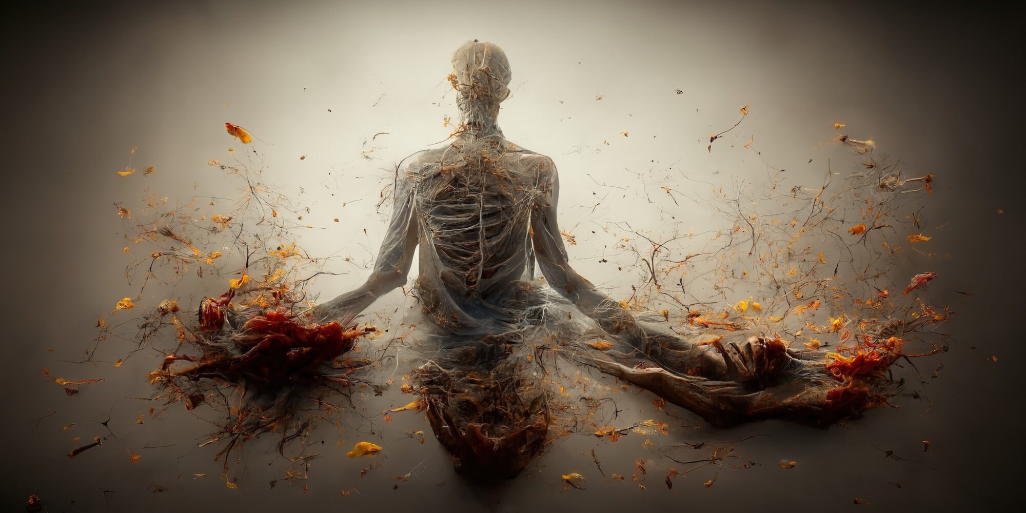 a illustration of a soul leaving the body