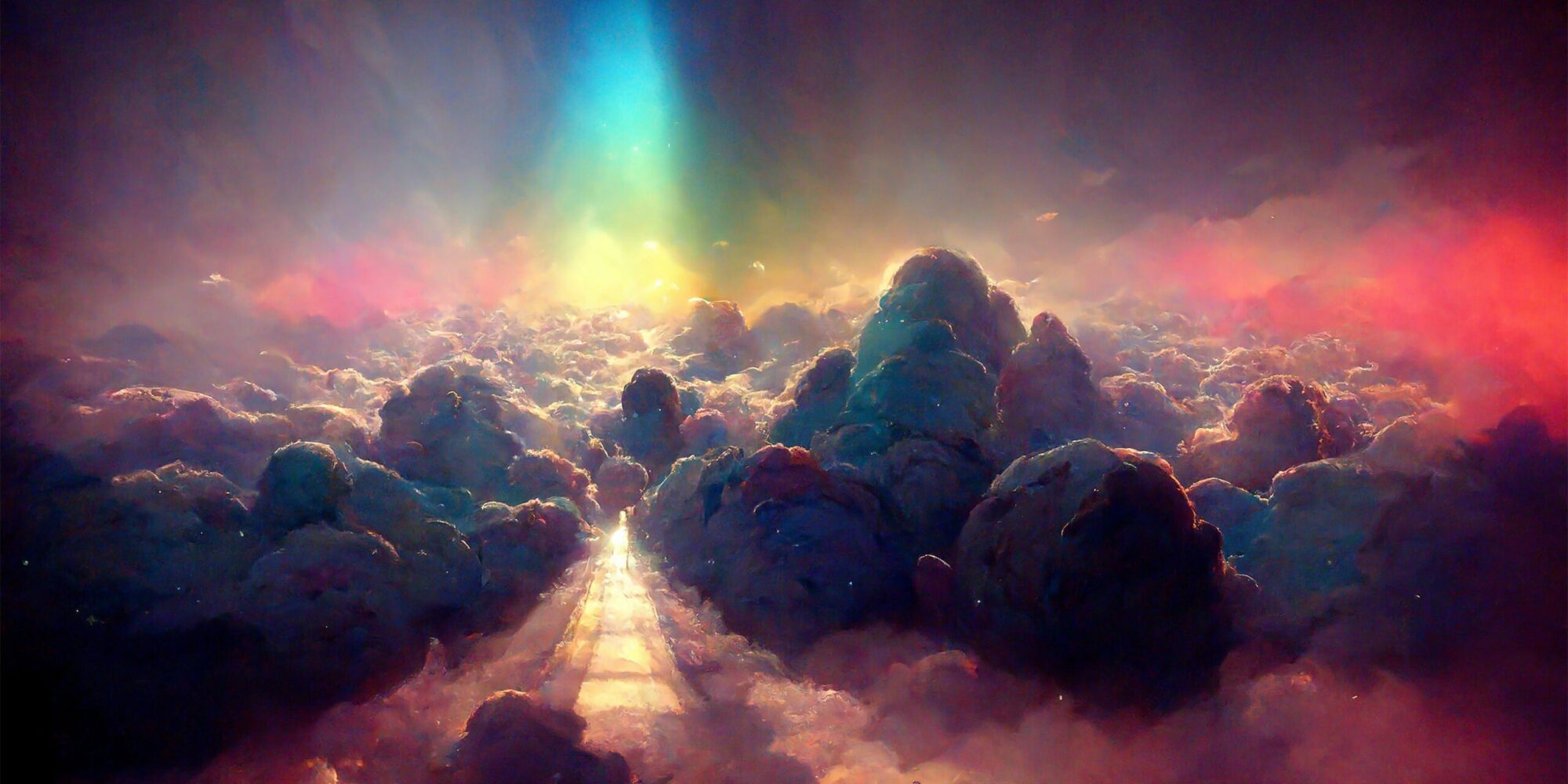 Radiance,Coming,Out,Of,The,Clouds,,In,Epic,Heaven,Mood