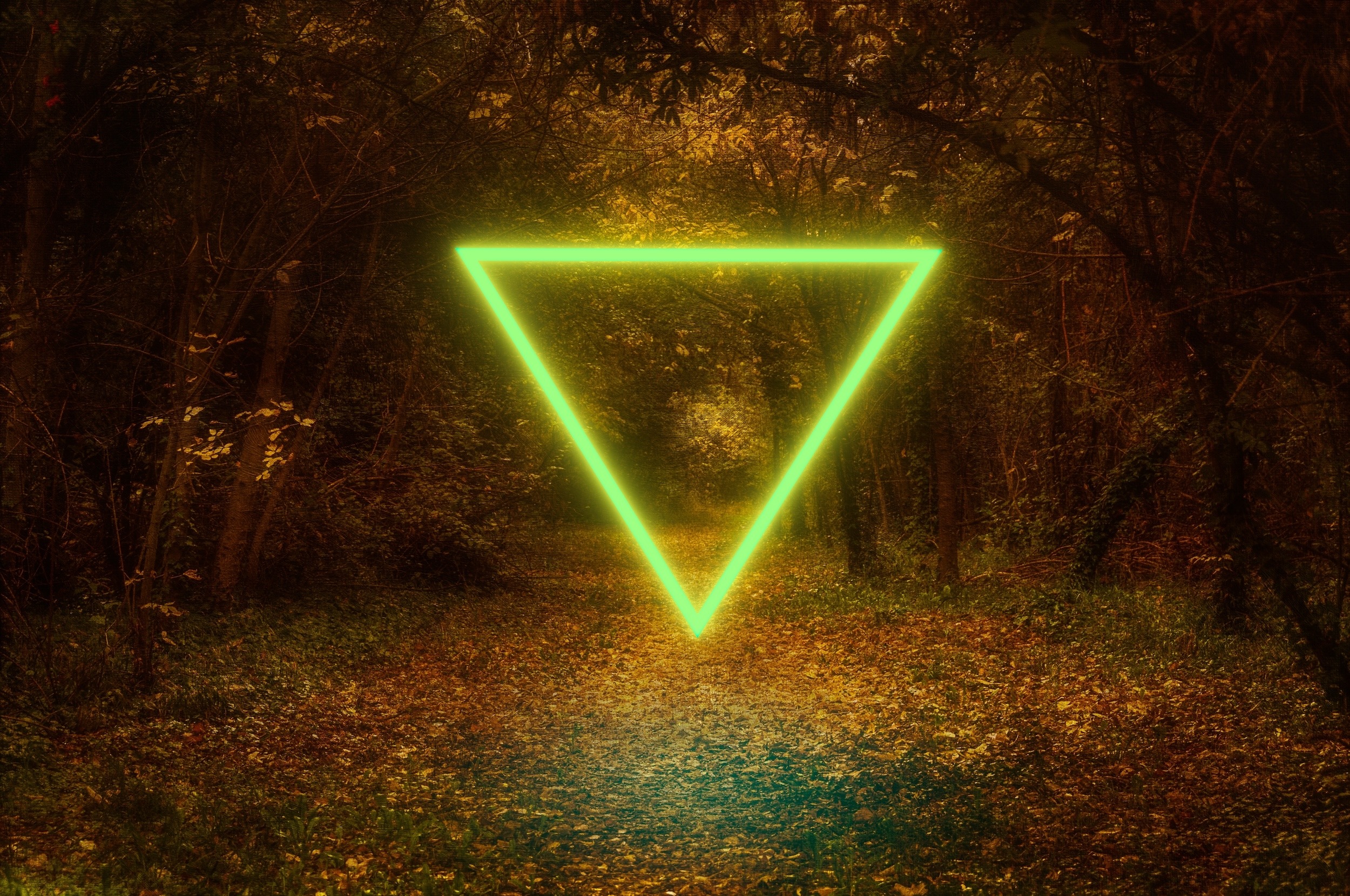 If you dream of a triangle, where does the triangle exist?