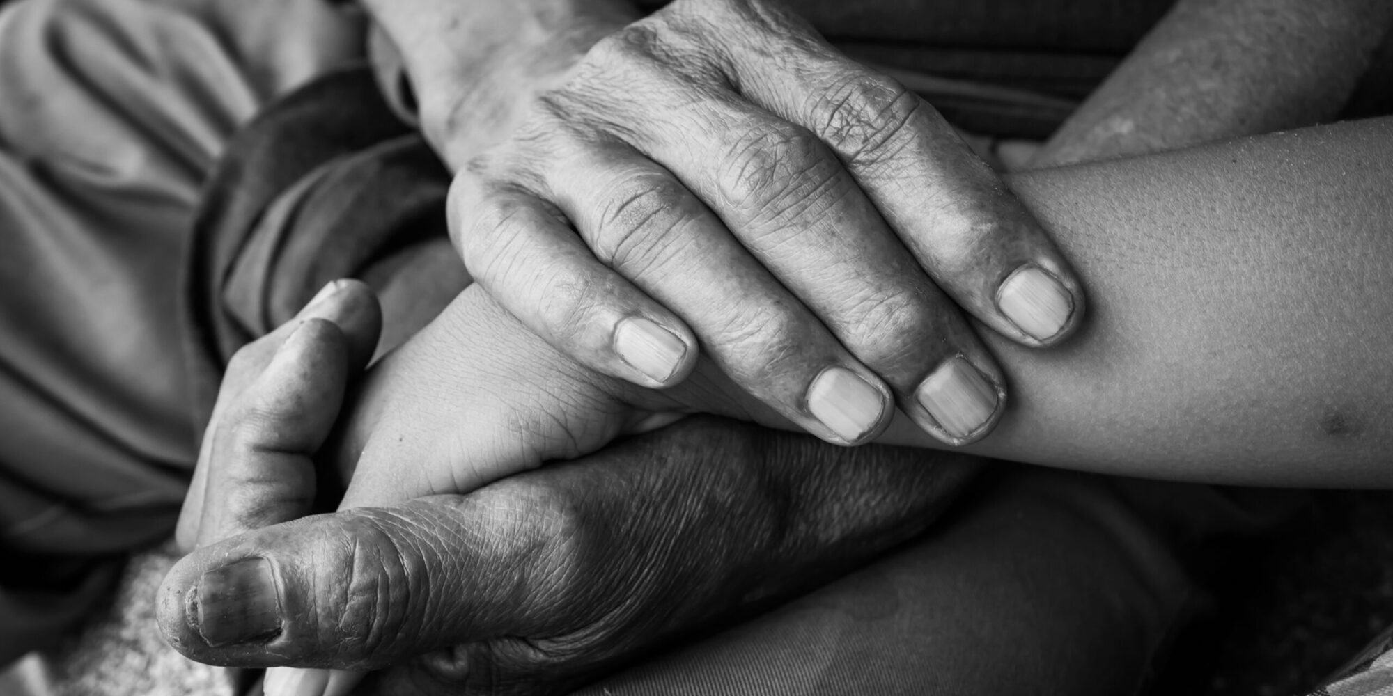 Asian,Kids,Little,Boy,Touches,And,Holds,Hand,Old,Man Asian,Kids,Little,Boy,Touches,And,Holds,Hand,Old,Man